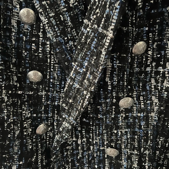 Dynamite Paloma double breasted Tweed Blazer - Picture 3 of 4